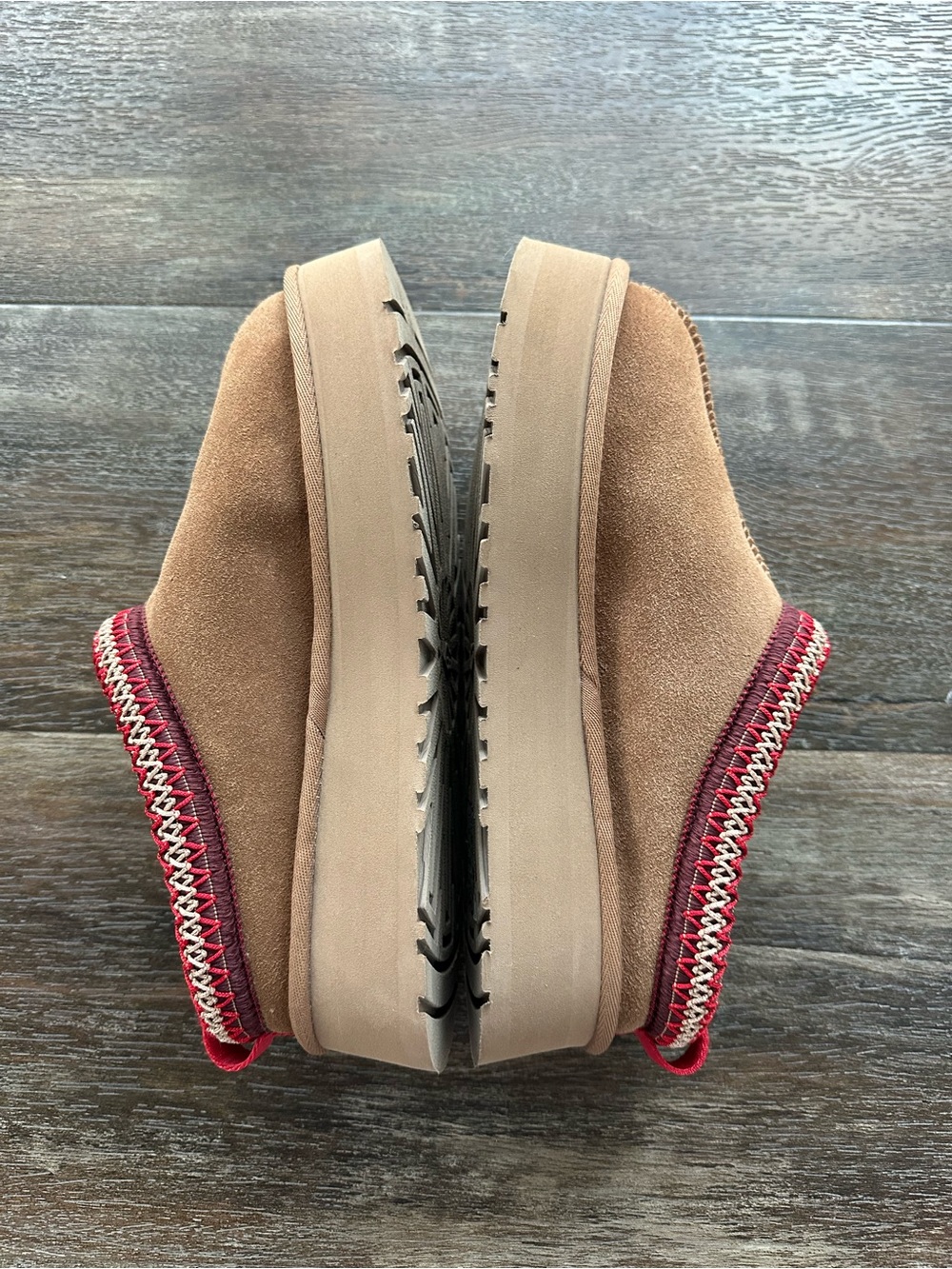 NWOT UGG Tazz II Platform Slippers Chestnut Women’s 8 - Picture 6 of 8